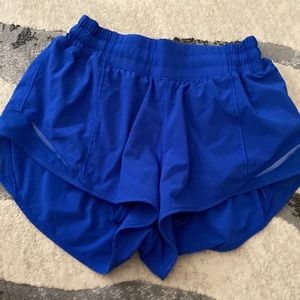 Blue lulu lemon shorts